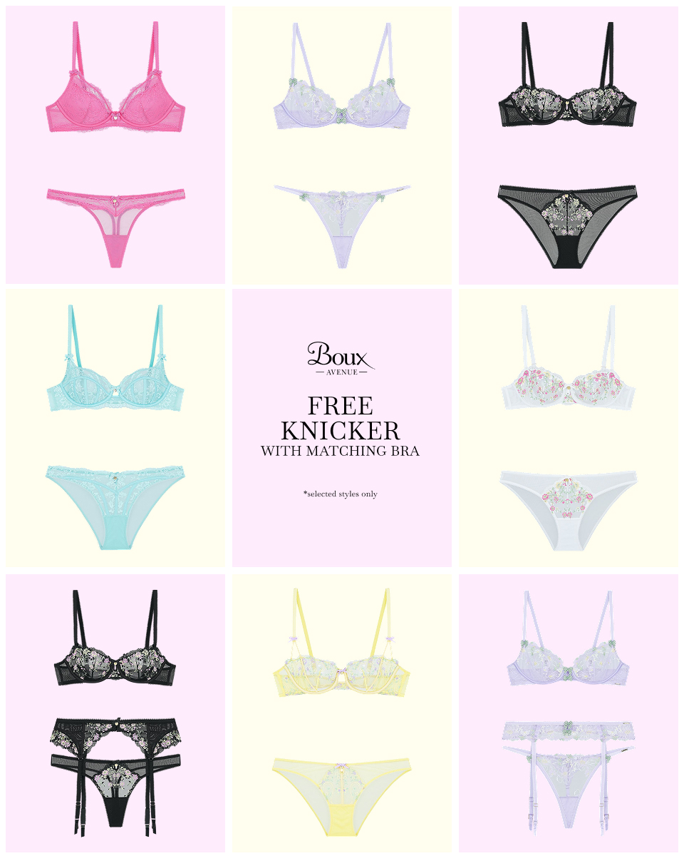 Boux Avenue – free knickers with bra