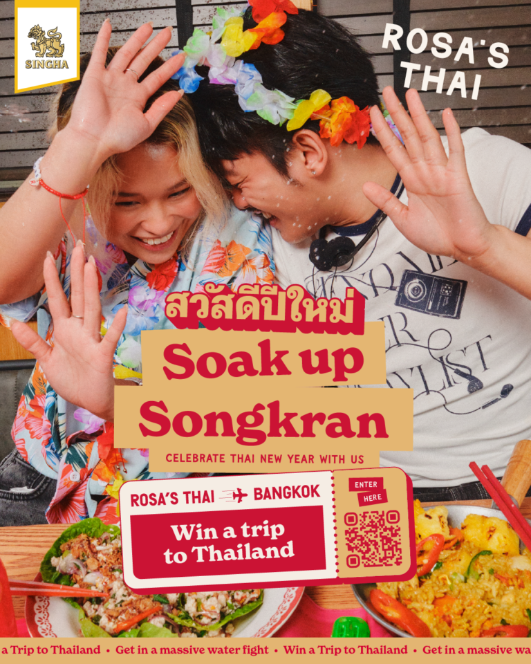 Win a trip to Thailand with Rosa's Thai