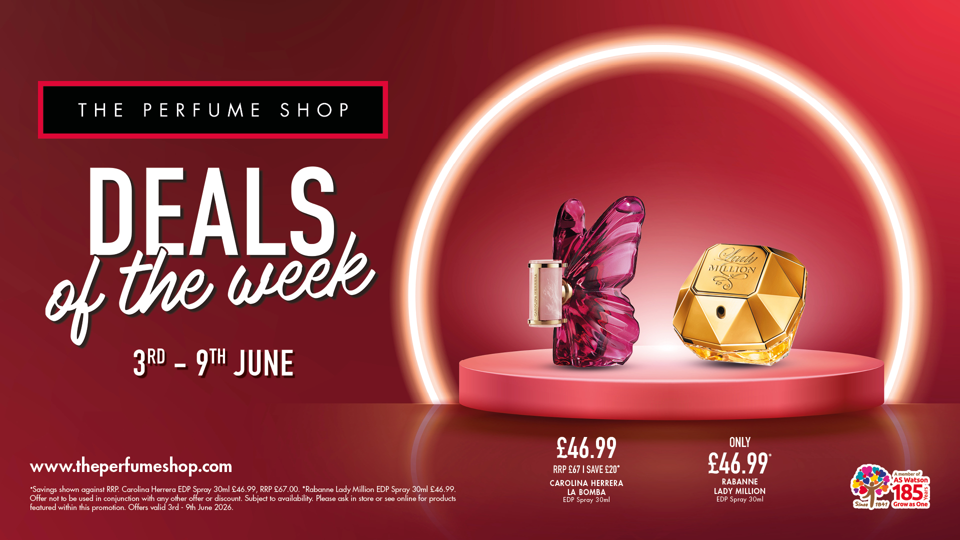Offers of the week at The Perfume Shop