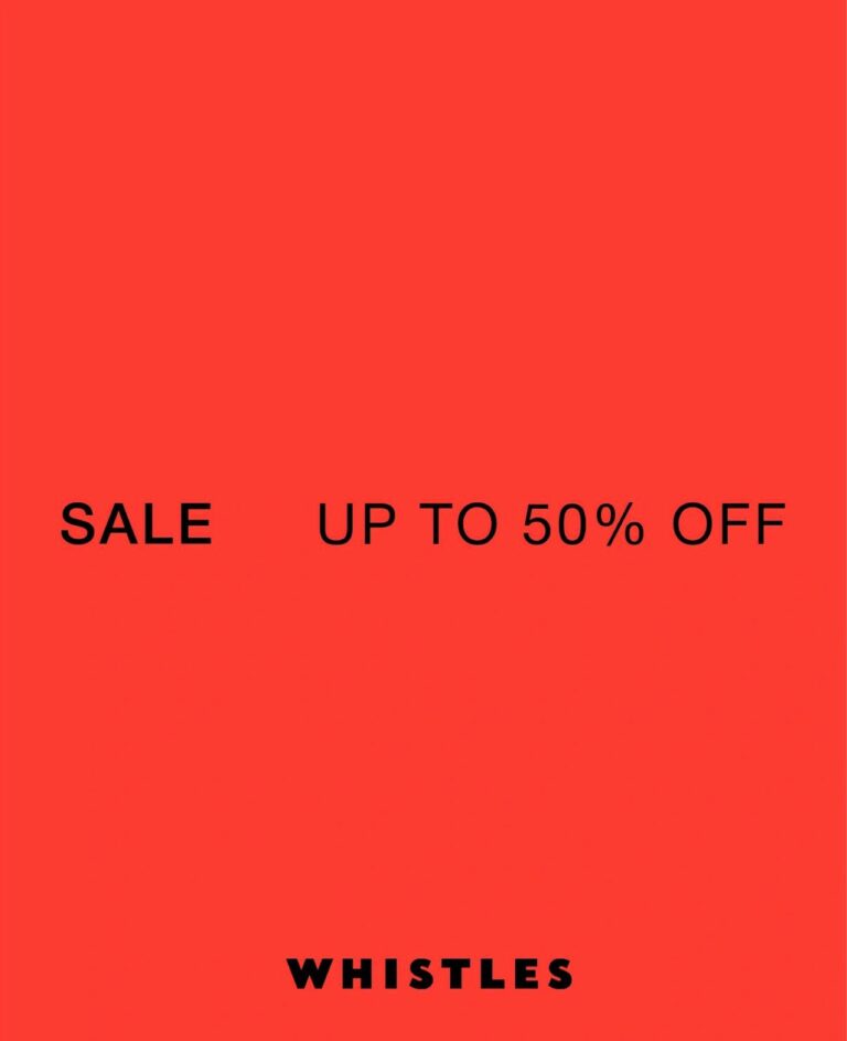 Whistles up to 50% off