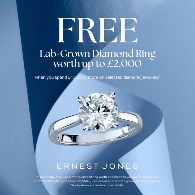 Get a FREE lab grown diamond ring