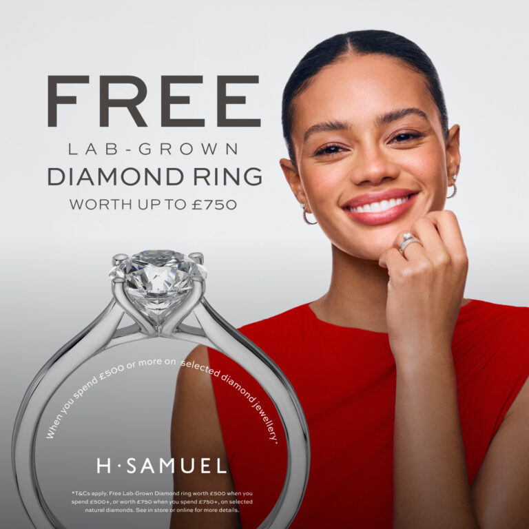 FREE lab-grown diamond ring at H.Samuel
