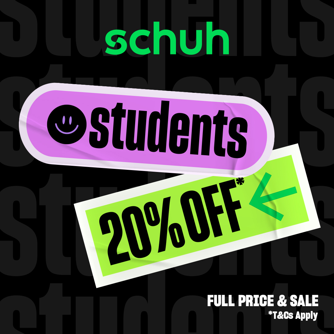 20% Off Footwear for Students at Schuh