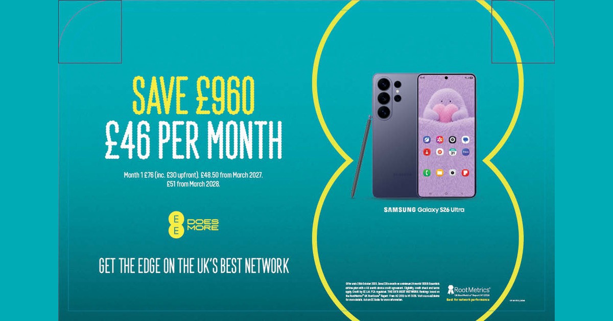 Save £960 on the Samsung Galaxy S26 Ultra