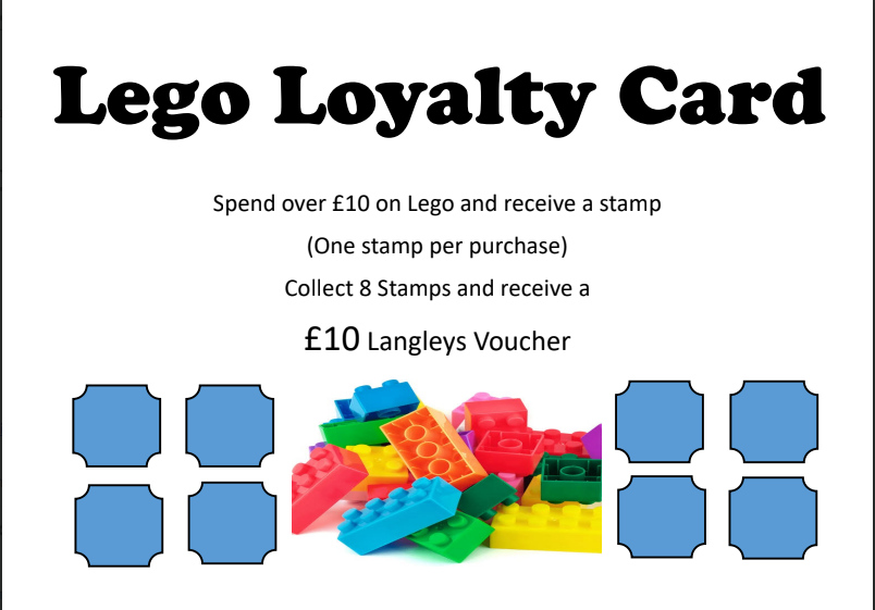 Langleys LEGO loyalty offer