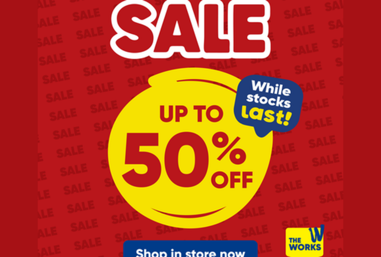 The Works Sale Now On!