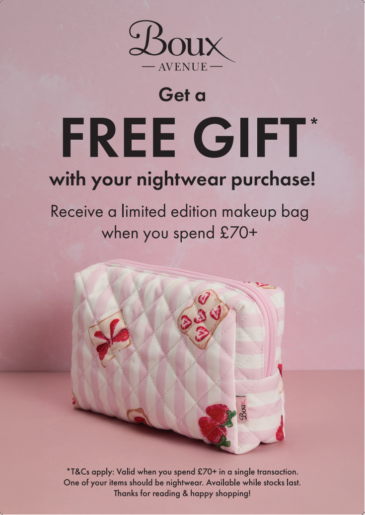Free Makeup Bag at Boux Avenue