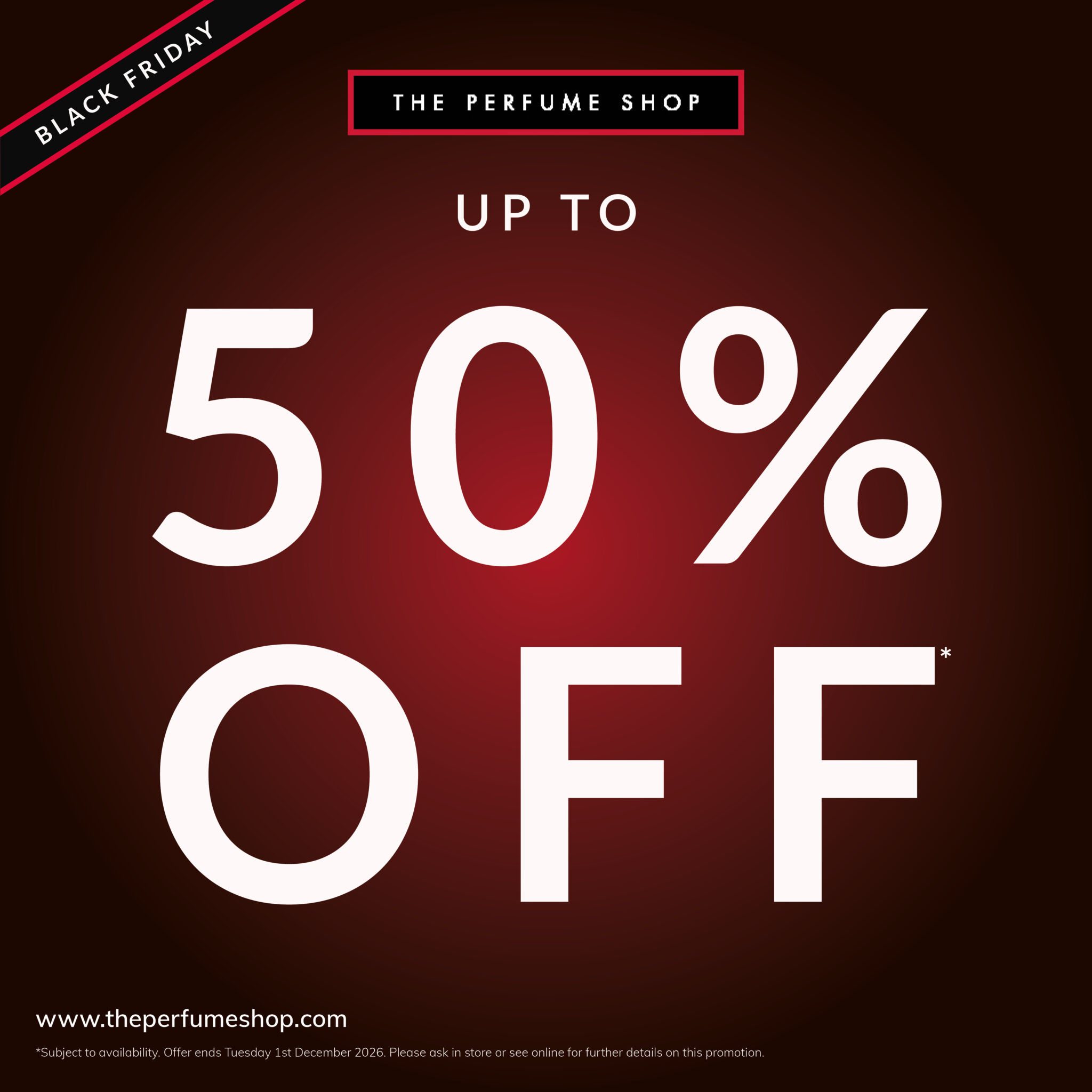 Black Friday Deals at The Perfume Shop