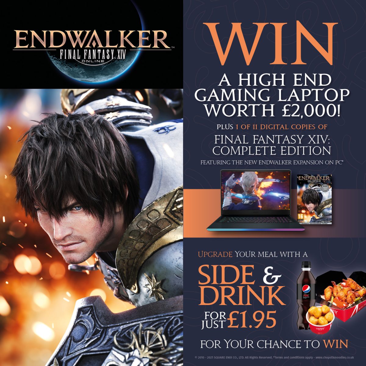 Final Fantasy offer at Chopstix
