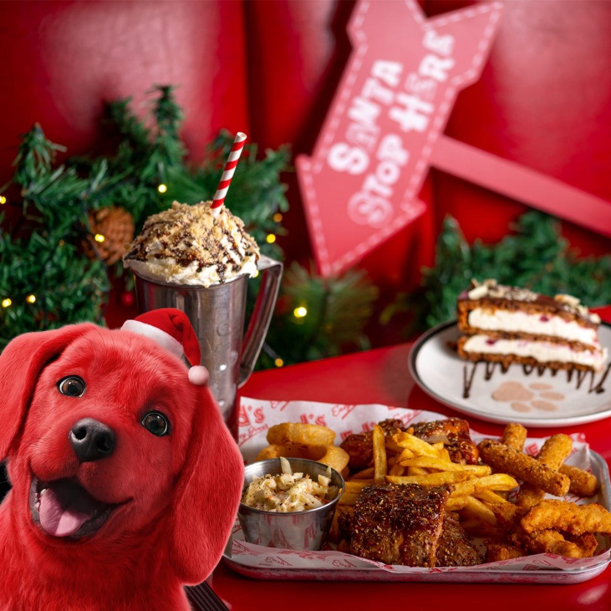 See Clifford the Red Dog at Ed’s Diner at Chantry Place before its ...